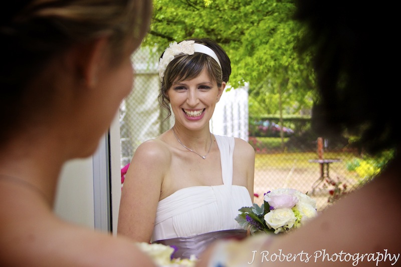 Bride laughing - wedding photography